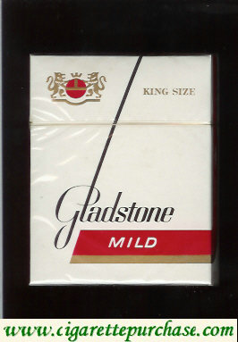 Gladstone Mild King Size 25s cigarettes hard box