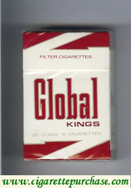 Global Kings Filter cigarettes hard box