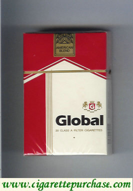 Global cigarettes hard box