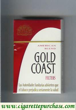 Gold Coast Filters American Blend Cigarettes hard box