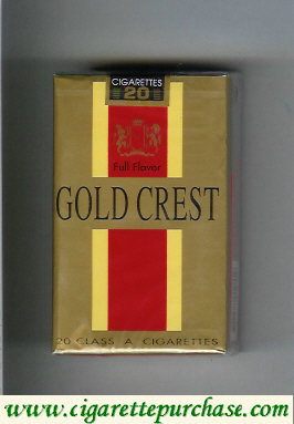 Gold Crest Full Flavor cigarettes soft box