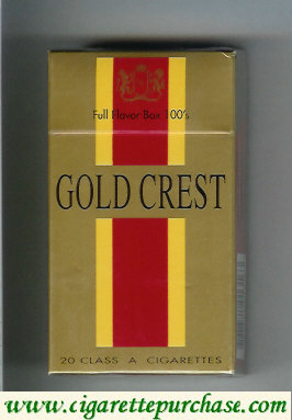 Gold Crest Full Flavor Box 100s cigarettes hard box