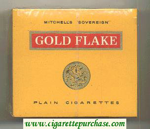 Gold Flake Mitchel Soverign cigarettes hard box