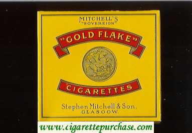 Gold Flake cigarettes wide flat hard box