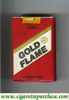 Gold Flame Filtro cigarettes soft box