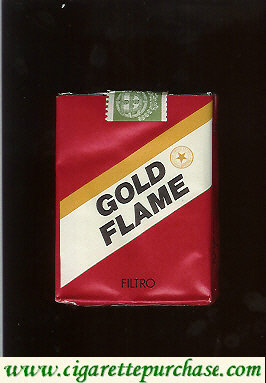 Gold Flame cigarettes Filtro soft box