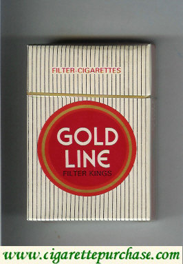 Gold Line cigarettes hard box
