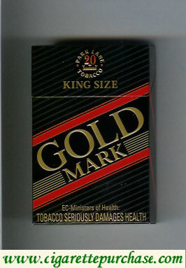 Gold Mark King Size cigarettes hard box