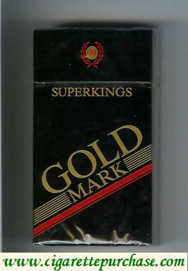 Gold Mark 100s cigarettes hard box