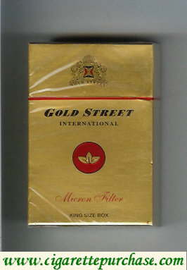 Gold Street International Micron Filter Cigarettes hard box