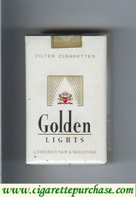 Golden Lights cigarettes soft box