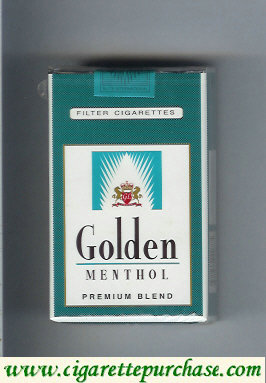 Golden Menthol cigarettes soft box