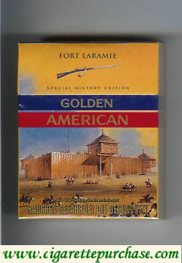 Golden American Special History Edition Fort Laramie 25s cigarettes hard box