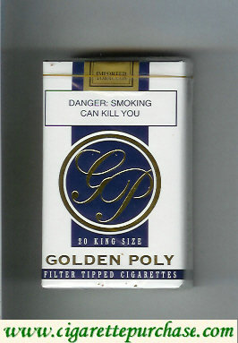 Golden Poly GP cigarettes soft box