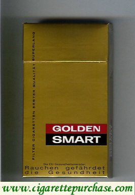 Golden Smart 100s cigarettes hard box