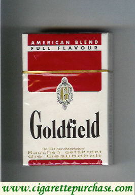 Goldfield American Blend Full Flavour cigarettes hard box