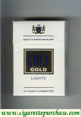 Gold Lights Quality American Blend cigarettes hard box