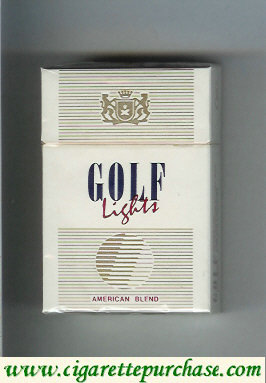 Gold Lights American Blend cigarettes hard box