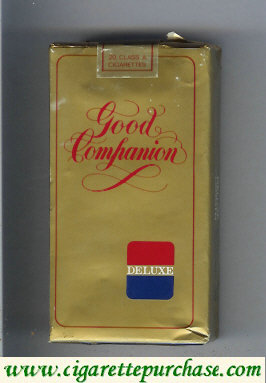 Good Companion Deluxe gold 100s cigarettes soft box