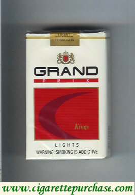 Grand Prix Lights Kings cigarettes soft box