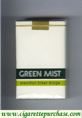 Green Mist Menthol Filter Kings cigarettes soft box