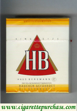 HB Haus Bergmann 25s cigarettes hard box