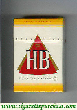 HB House of Bergmann cigarettes hard box