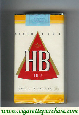 HB 100s House of Bergmann cigarettes soft box