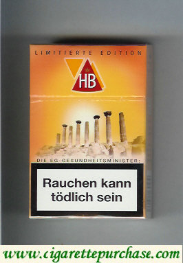 HB Limitierte Edition cigarettes hard box