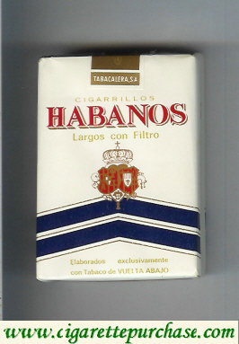 Habanos Largos Con Filtro cigarettes soft box