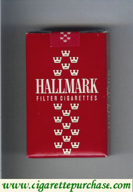 Hallmark Filter cigarettes red soft box