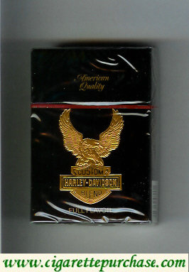 Harley-Davidson Full Flavor cigarettes hard box