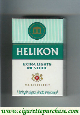 Helikon Extra Lights Menthol Multifilter cigarettes hard box