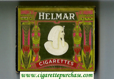 Helmar cigarettes wide flat hard box