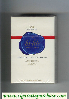 Hi-Lite Special Mild American Blend cigarettes hard box