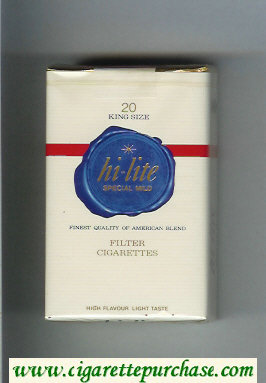 Hi-Lite Special Mild cigarettes soft box