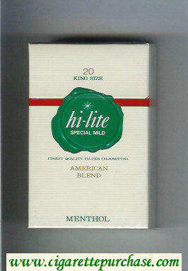Hi-Lite Spesial Mild Menthol American Blend cigarettes hard box
