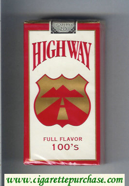 Highway Full Flavor 100s cigarettes soft box