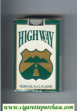 Highway Menthol Full Flavor cigarettes soft box