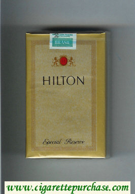 Hilton Special Reserve cigarettes soft box