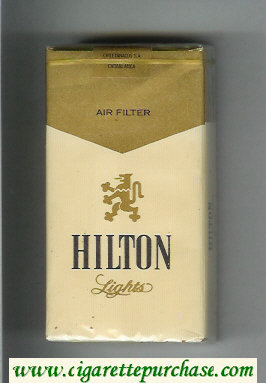 Hilton cigarettes Lights Air Filter 100s soft box