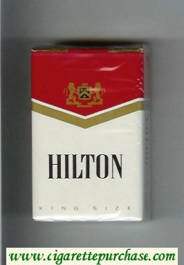 Hilton King Size cigarettes soft box