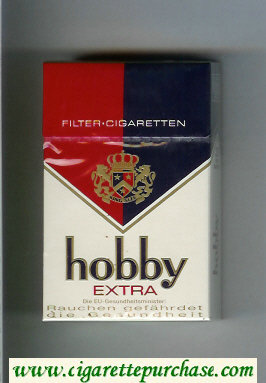 Hobby Extra Filter cigarettes hard box