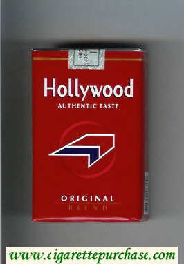 Hollywood Authentic Taste Original Blend cigarettes soft box