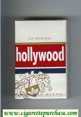 Hollywood American Blend cigarettes hard box