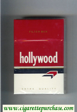 Hollywood Extra Quality Filter Box cigarettes hard box