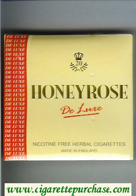 Honeyrose De Luxe cigarettes wide flat hard box