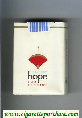 Hope Filter cigarettes soft box