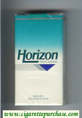 Horizon Fresh Aroma Smooth Menthol Flavor 100s cigarettes soft box