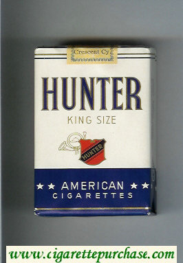 Hunter King Size American Cigarettes soft box